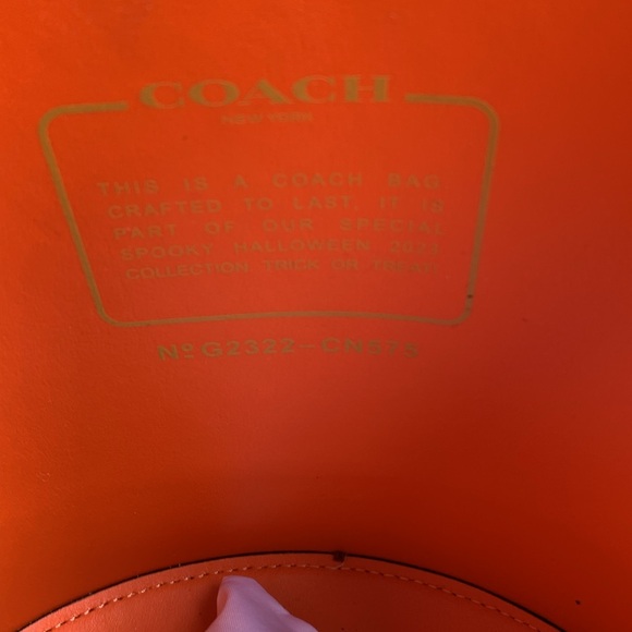 Coach trick or treat pumpkin bucket bag - Picture 2 of 4